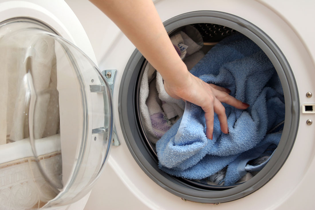 washing towels